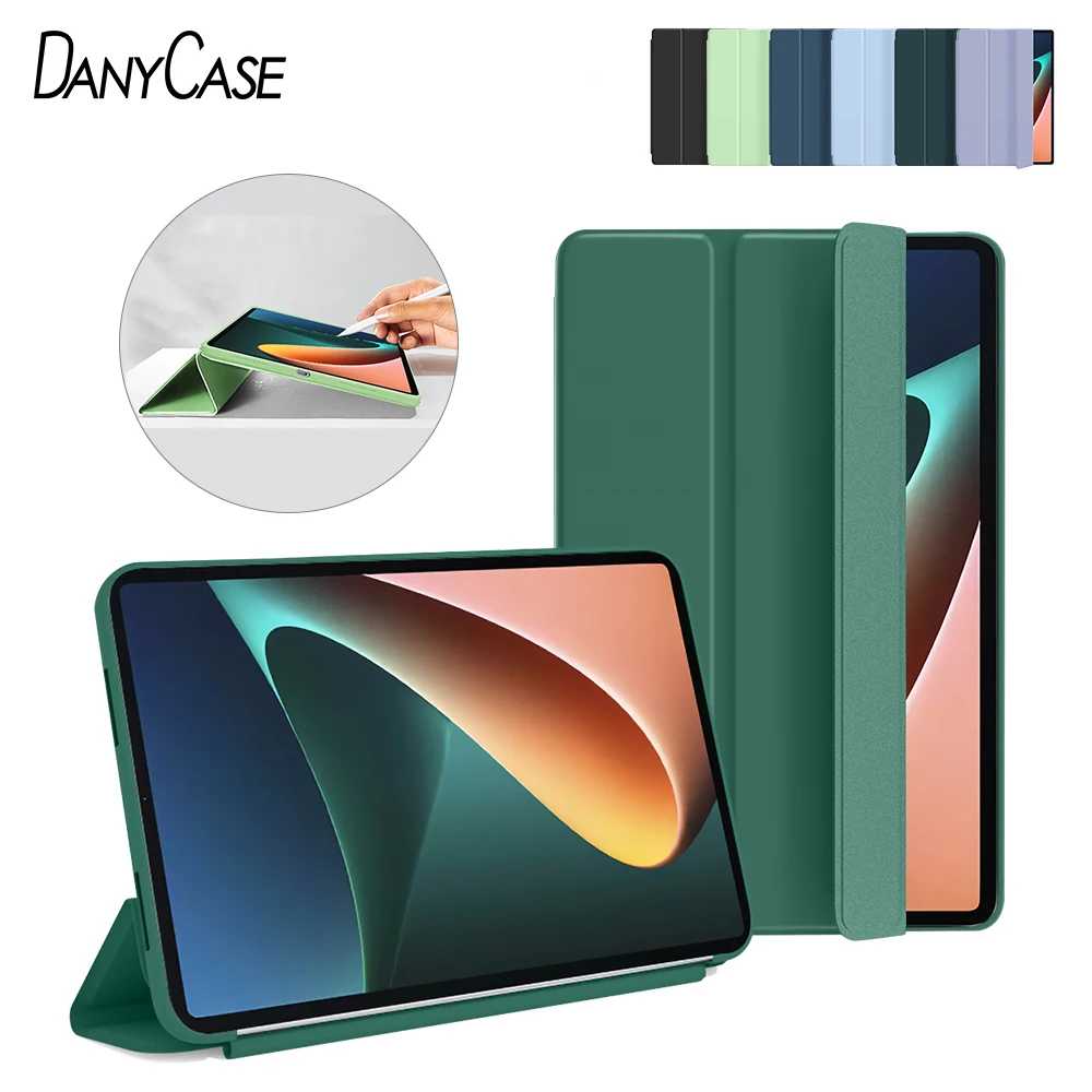 

PU Leather Smart Case For Mi Pad 5 Pro Tablet Protective Cover For Xiaomi Mi Pad 5 Case Funda Auto Wake Up Magnetic Support