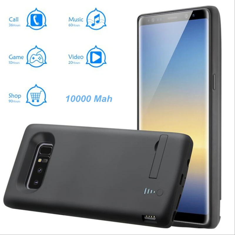 Внешний аккумулятор на 10000 мА · ч для Samsung Galaxy S8 Plus S9 S10 S10e Note 8 9 10 S20 + S20|Чехлы с