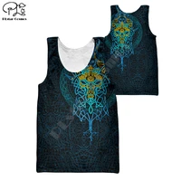 plstar cosmos viking style symbol 3d printed 2021 new fashion summer tank top for menwomen casual beach vest drop shipping v19