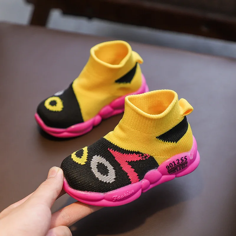 2019 New fashion sneakers 1 to 4 years old baby casual shoes soft breathable boys and girls sports non-slip first walk | Мать и ребенок