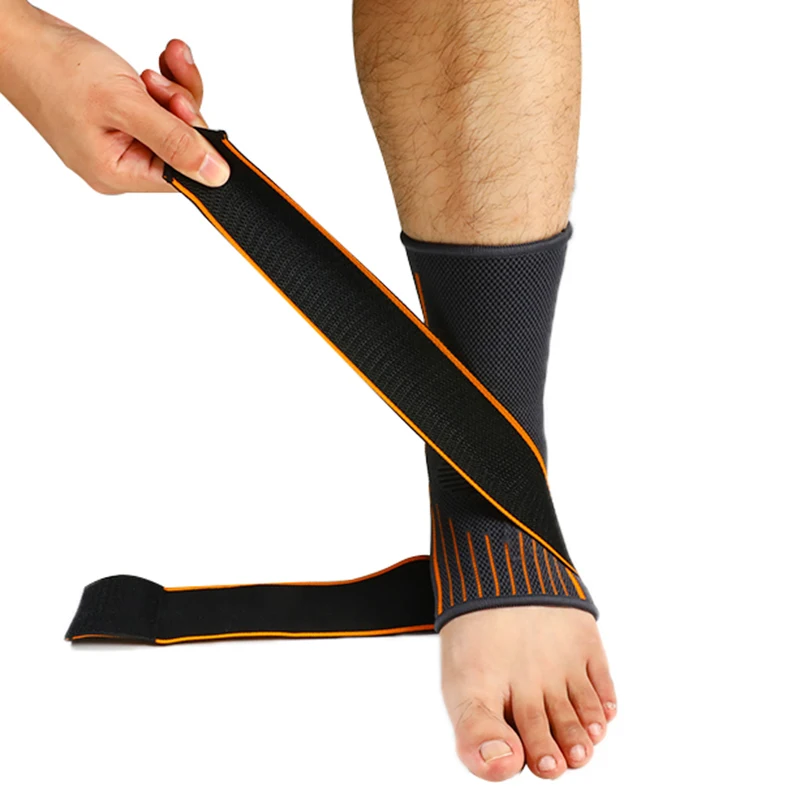 

1 Pcs Football Anti Sprain Ankle Guard Protect Pressurizable Bandage Ankle Support Protect Foot Basketball Brace Nursing