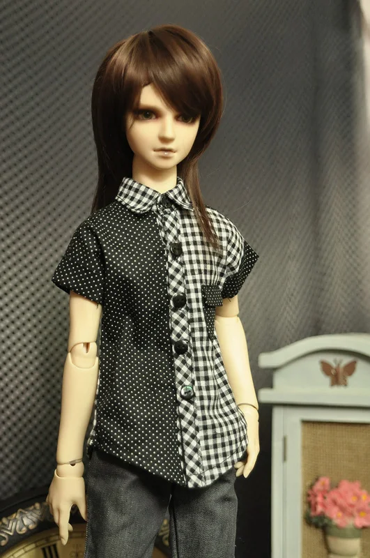 Одежда для куклы 1/6 1/4 1/3 BJD рубашка с коротким рукавом аксессуаров BJD/SD ID72 дядюшка.
