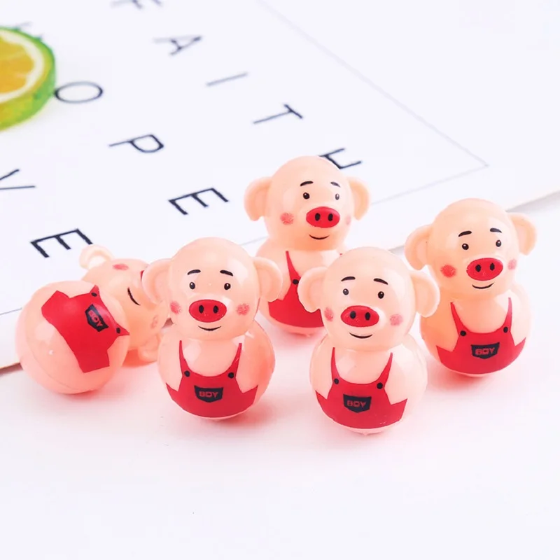 5 шт./лот мини свинка стакан игрушки классические милые забавные детские модные