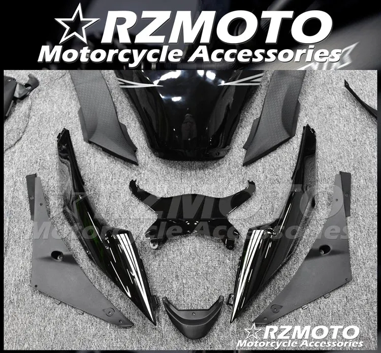 

New ABS Motorcycle Fairings kit Fit for Kawasaki Ninja ZX-6R 636 09 10 11 12 ZX6R 2009 2010 2011 2012 black white + Tank cover