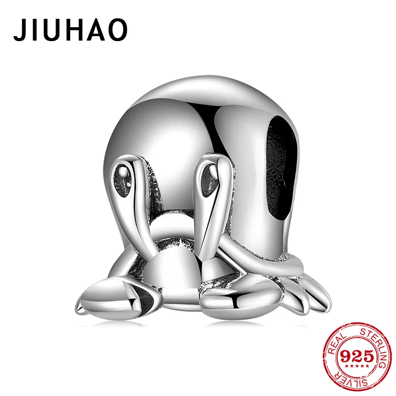 Океан серии новый 925 стерлингового серебра отшельник стеклянных бусин в форме