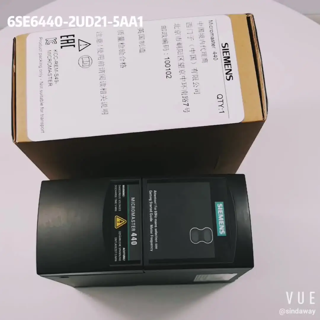 

New Original 6SE6440-2UD21-5AA1 INVERTER 380-480 V 3 AC 47-63 Hz 1.5 kW