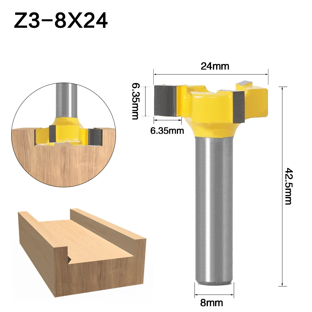 

Фрезы для дерева RCT 6мм 8мм 12мм