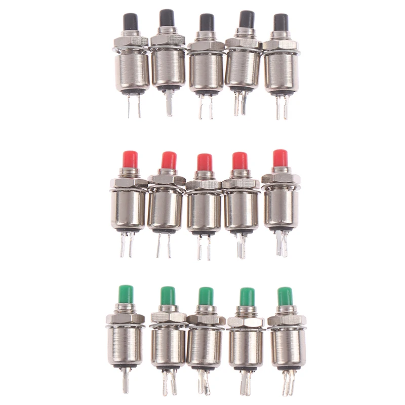 

5pcs/lot 5mm Spring Return Momentary Micro Push Button Switch 0.5A DS-402