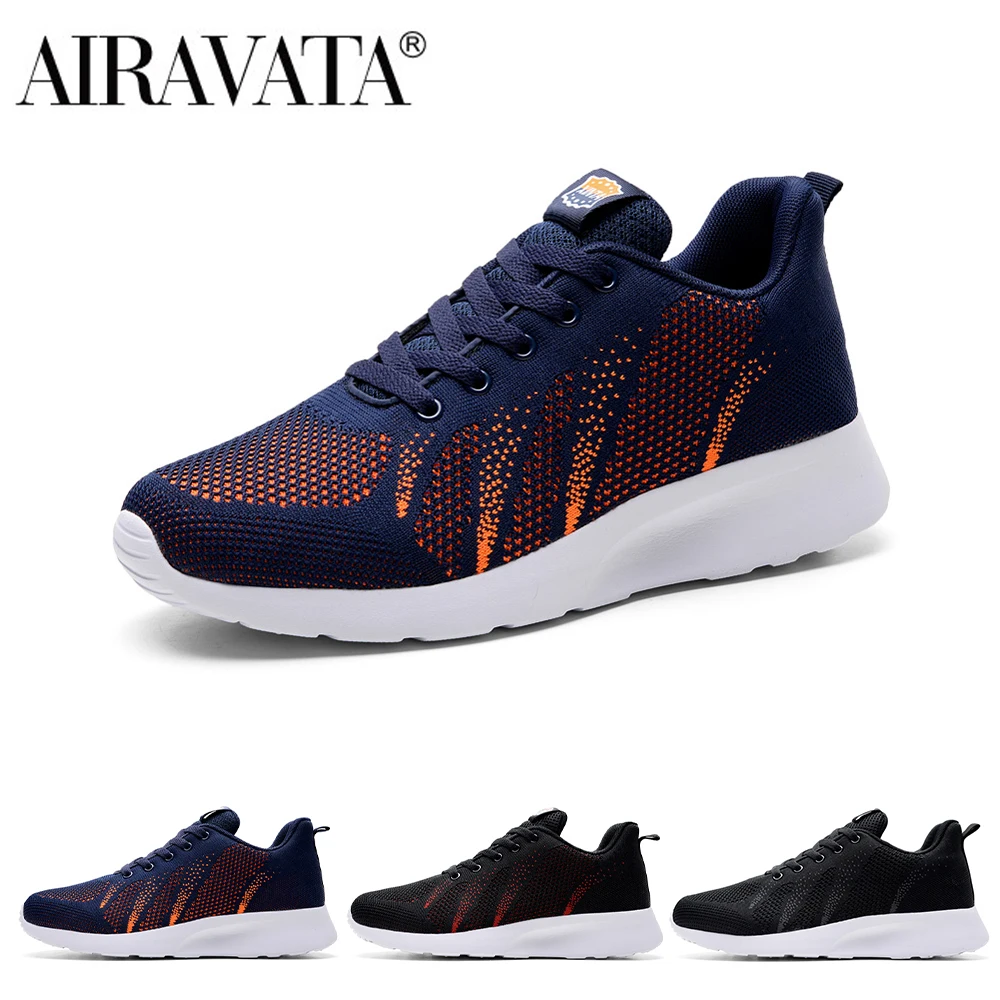 

Airavata Men's Spring Running Autumn Sneakers Shoes Flat Walking Casual Sports Breathable Contracted and Handsome Fashion