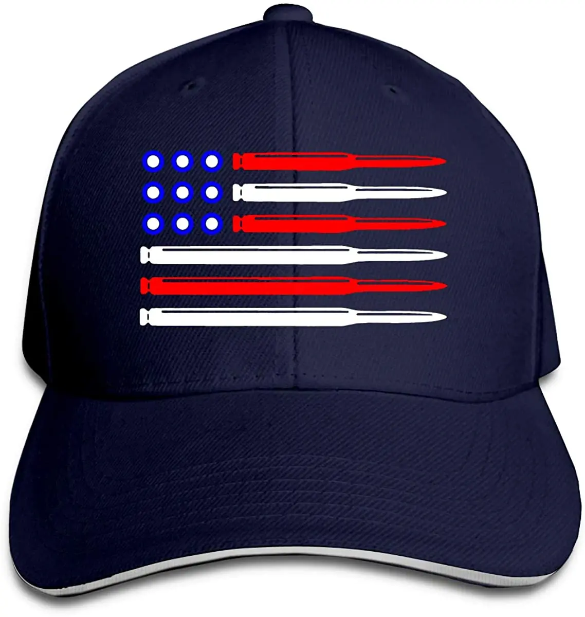 

Bullet American Flag11111 Unisex Hats Trucker Hats Dad Baseball Hats Driver Cap