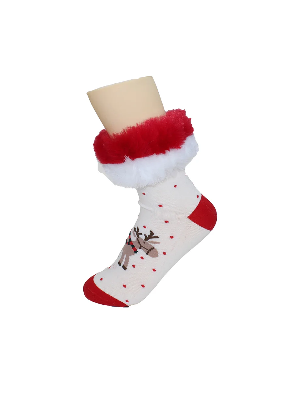 5 пар женские рождественские носки из натурального хлопка Носки в подарок на
