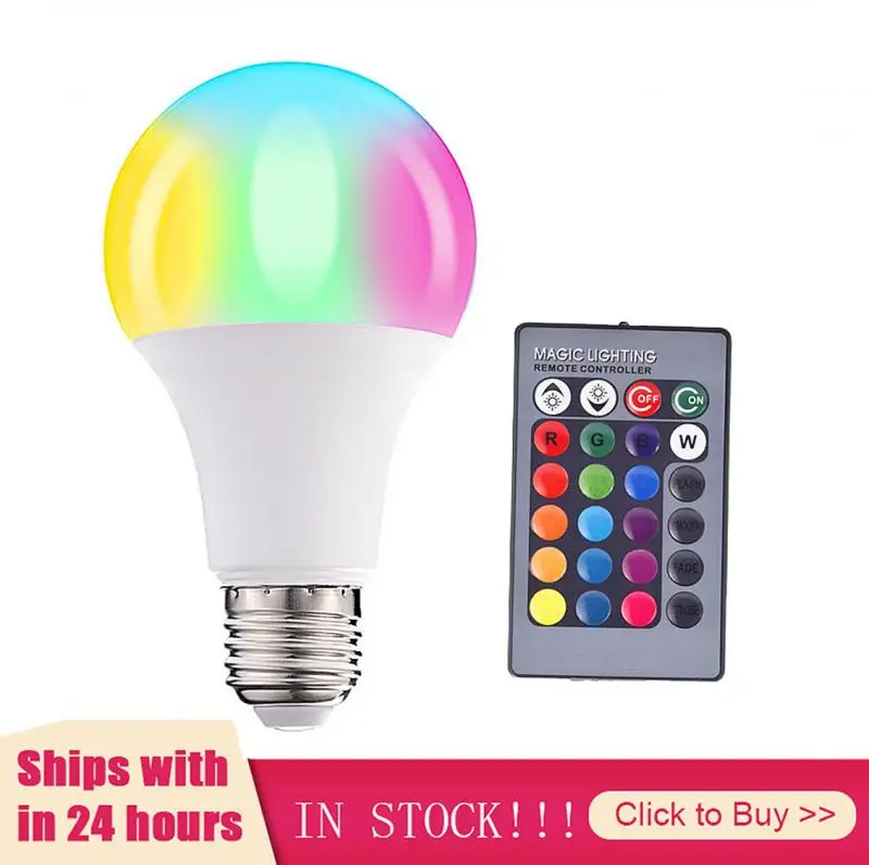 

E27 Smart Control Lamp Led RGB Light Dimmable 5W 10W 15W RGBW Led Lamp Colorful Changing Bulb Led Lampada RGBW White Decor Home