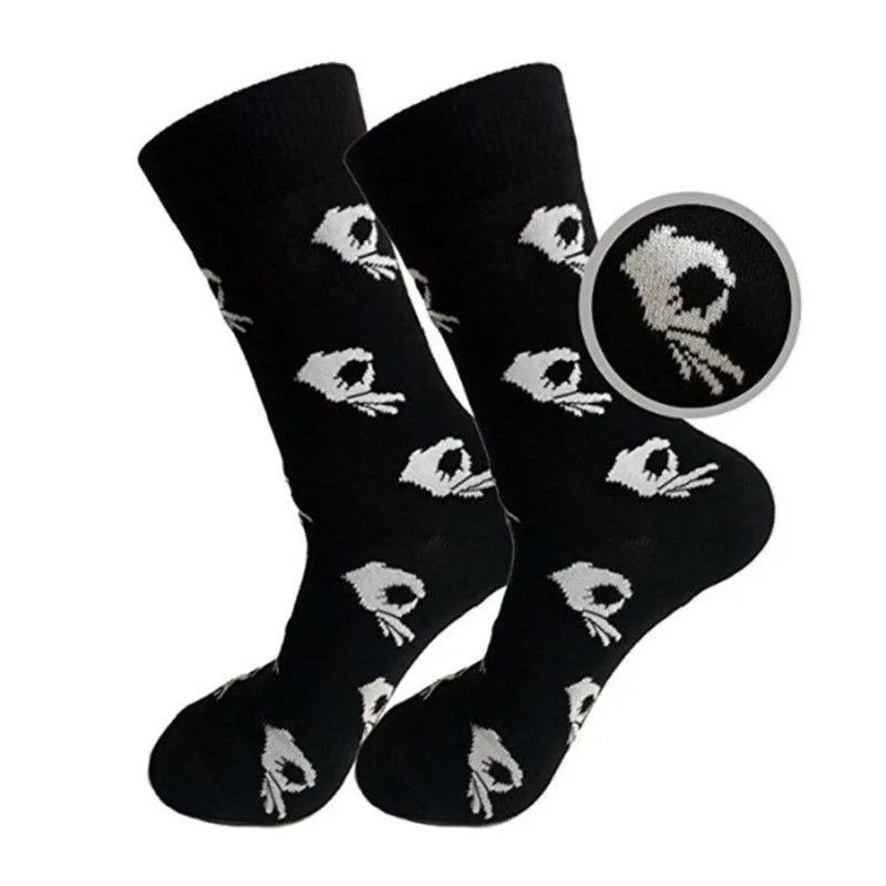 1 пара веселых круглых носки Бейсбольные женские классные с принтом ок для мужчин