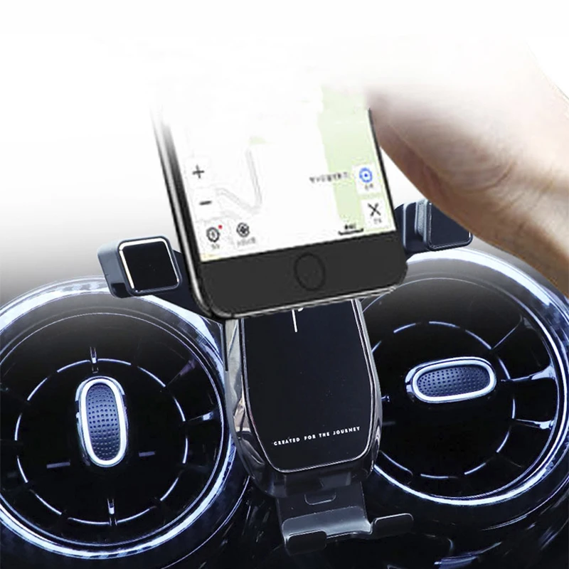 Гравитационный автомобильный Штатив для телефона с креплением на створки