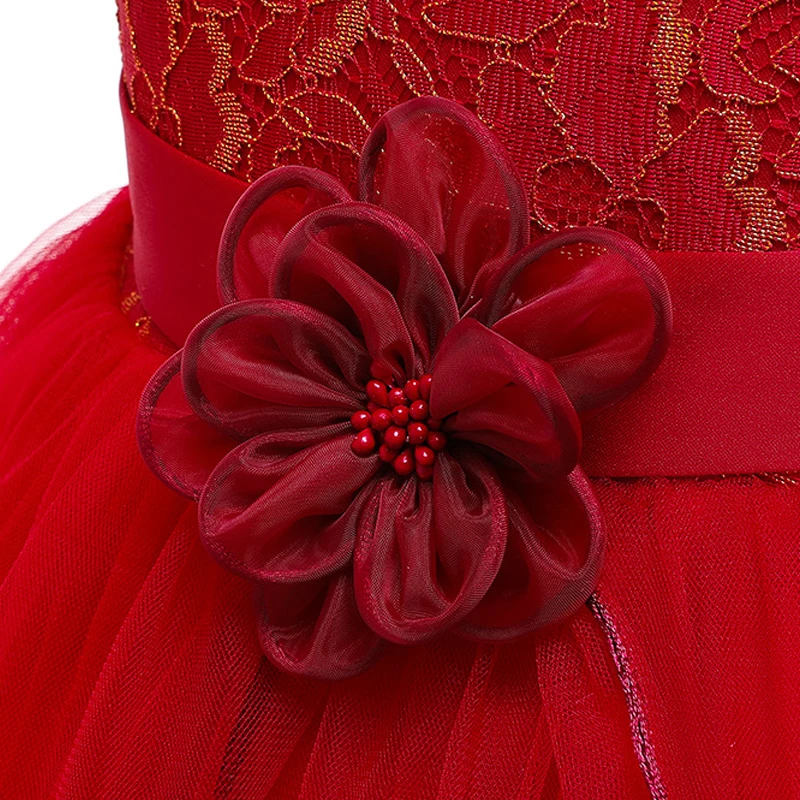 Платье принцессы для девочек Тюлевое платье на Рождество Новый Год Вечерние