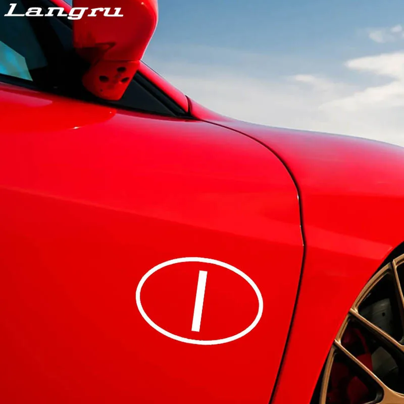 Рисунок 4 - Овальные виниловые наклейки Langru 13