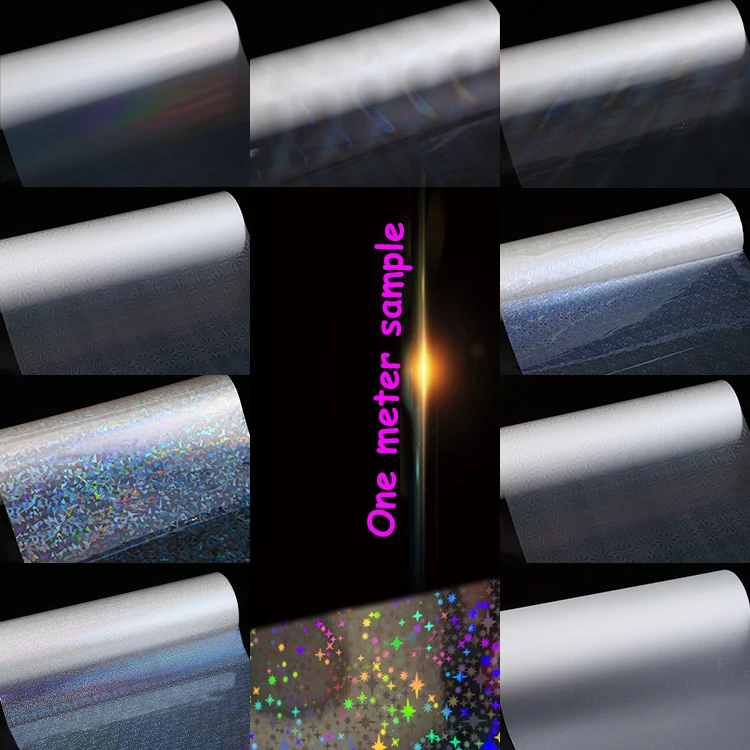 Прозрачная ламинирующая пленка шириной 31 см для пробы Bopp на клеевой основе 1