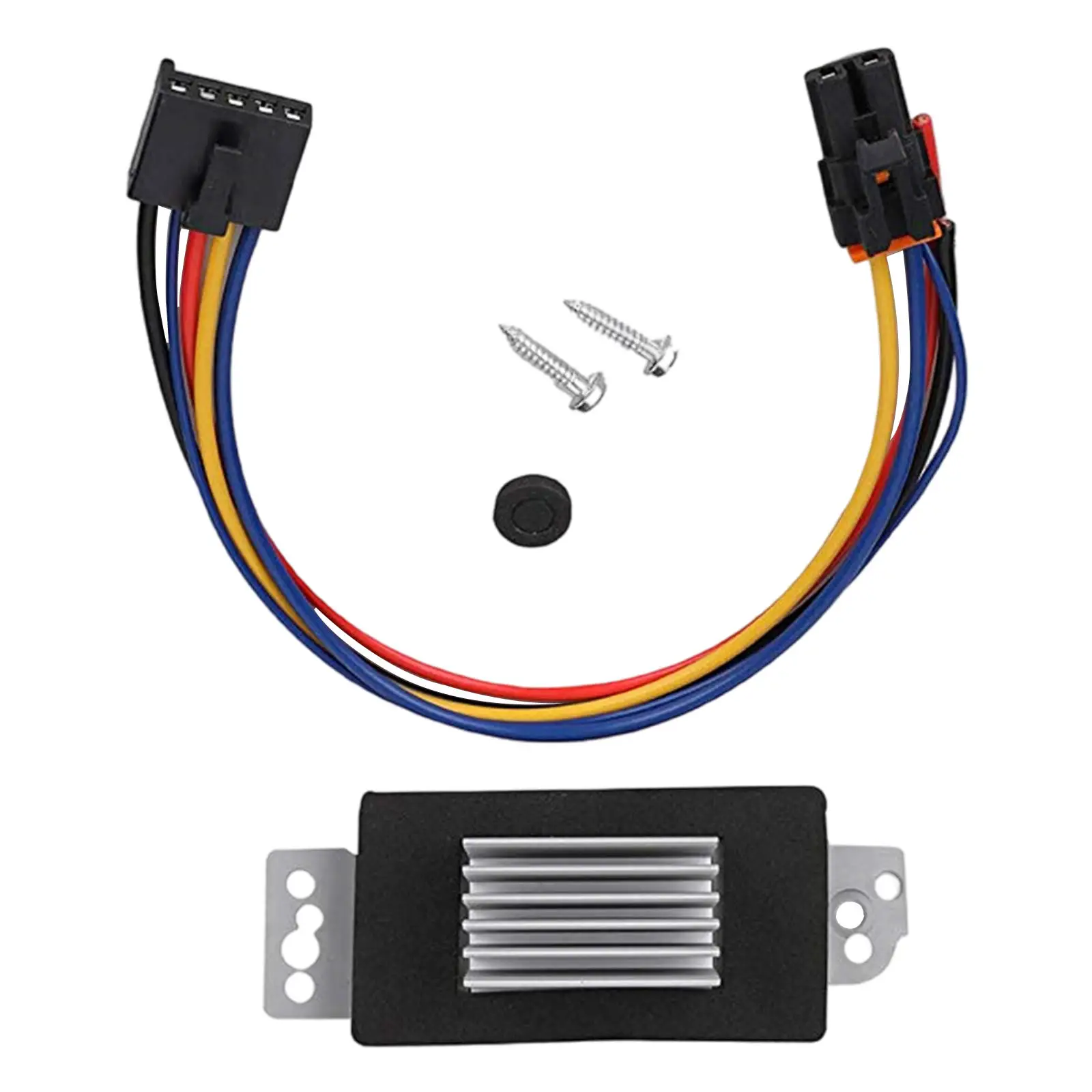 

Blower Motor Heater Fan Resistor+Connector/Wire For Chevrolet Avalanche Impala Silverado Suburban 1581773