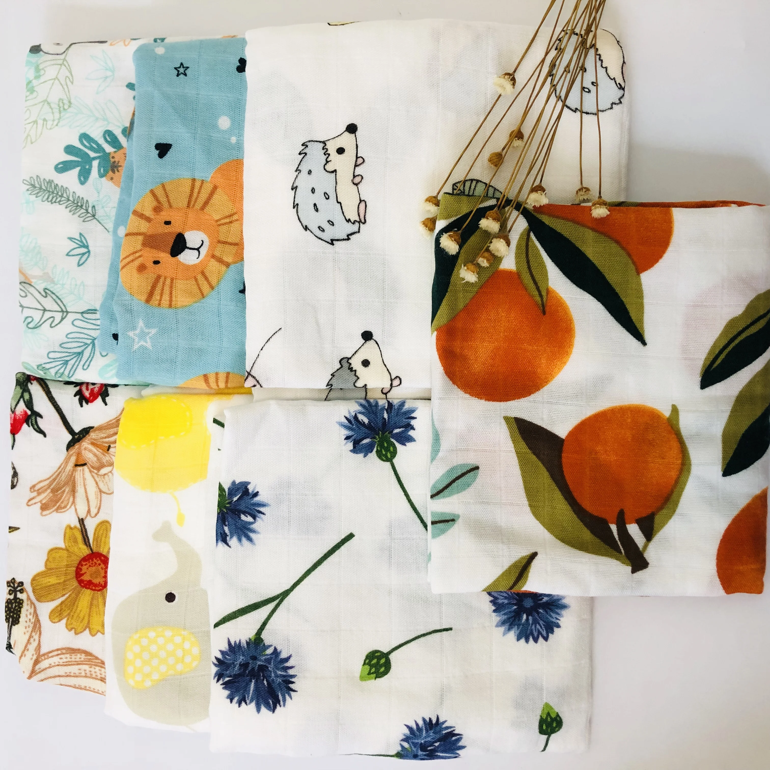 60*60 см для новорожденных органический хлопок детское бамбуковое одеяло муслин