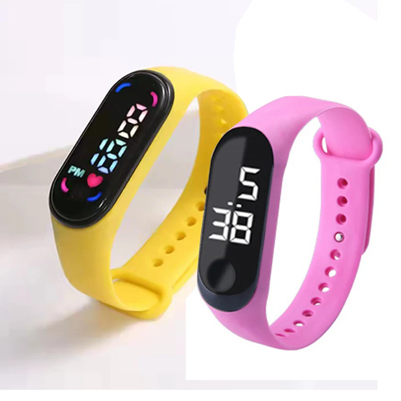 

New Fashion M7 Children's Electronic Watch Silicone Waterproof Full Touch Led Watch Student Sports Bracelet Watch Birthday Gifts