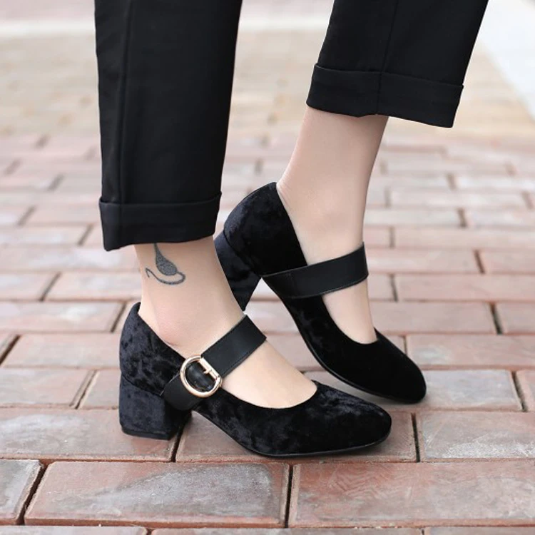 Женские туфли на высоком каблуке туфли-лодочки с квадратным носком и