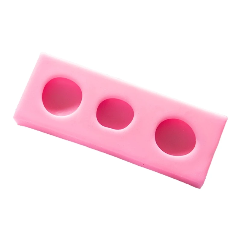 

Epoxy Resin Mold 3 Stones Candle Silicone Mould DIY Crafts Plaster Soap Decorations Making Tool