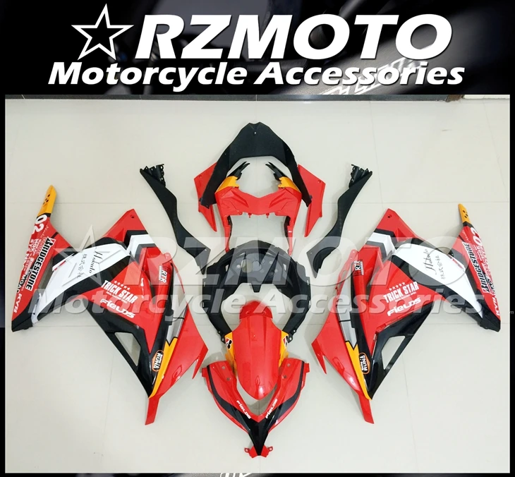 

New ABS Motorcycle Fairings kit Fit for Kawasaki Ninja 300 EX300 ninja300r 2013 2014 2015 13 14 15 16 17 18 19 Red white