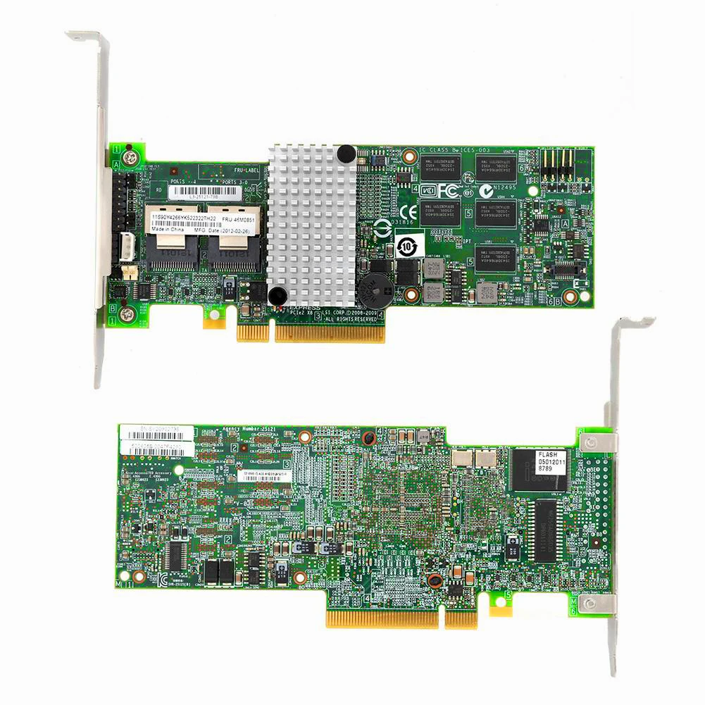 Плата RAID-контроллера IBM M5015 LSI 9260-8i 512 Мб PCI-Ex8 SAS SATA 8-port 6 ГБ | Компьютеры и офис