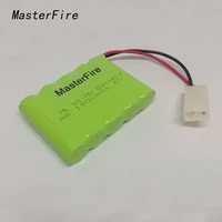 masterfire original 6v 1800mah 5x aa rc rechargeable nimh battery cell rc cars boat remote toys ni mh batteries pack with plug
