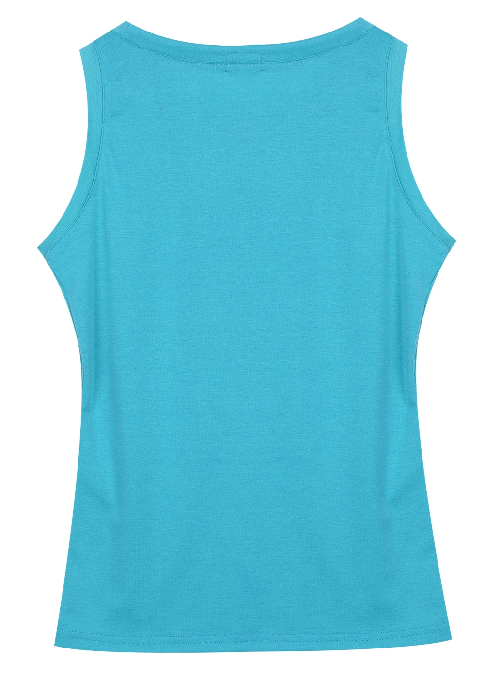 Women Top Shirt Elephant Letters Pattern Sleeveless Round Neck Tank Loose Pullover Wild Fashion Summer Clothes