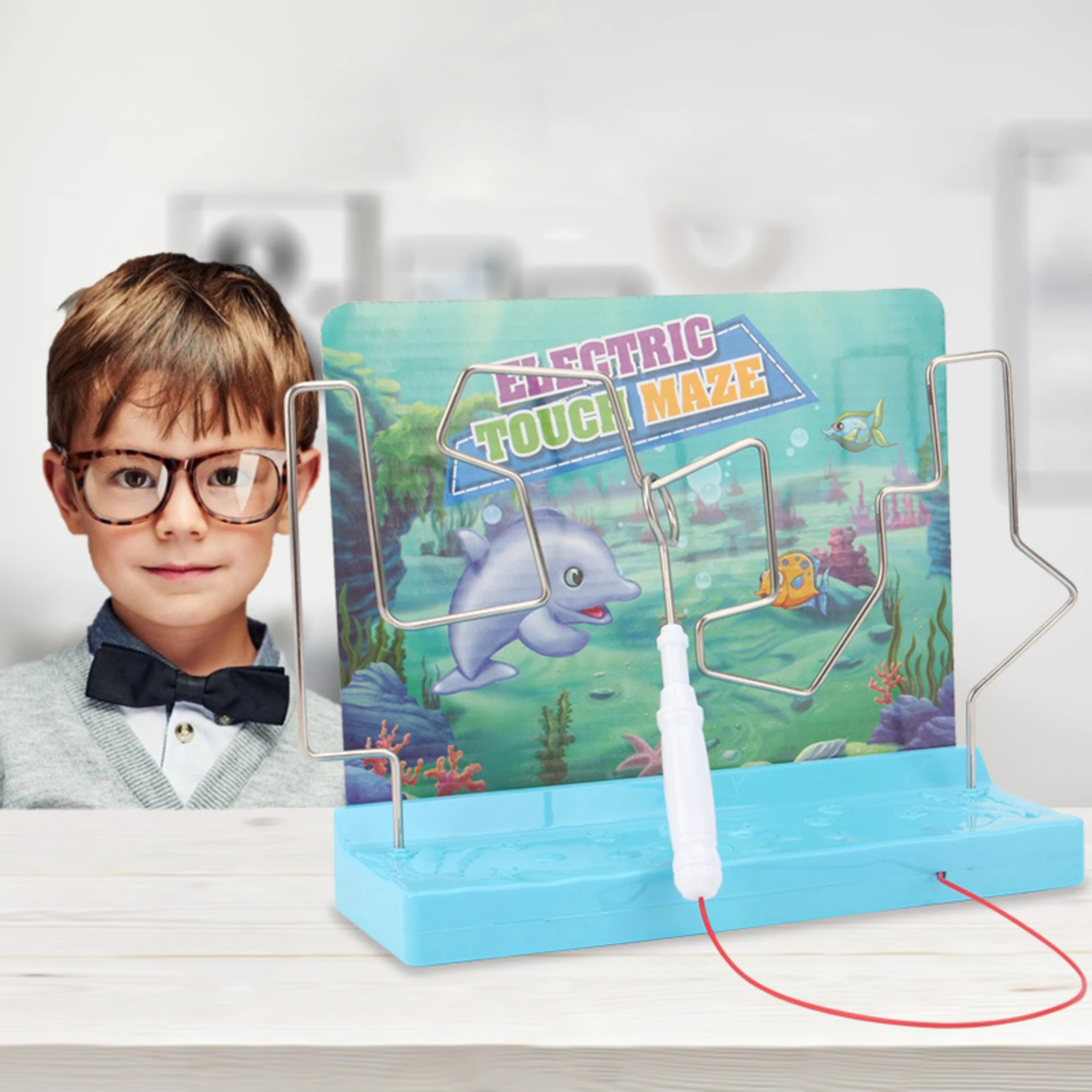 

Children Baby Science Music Toy Funny Electromagnetic Force Maze Shock Bump Adorable Maze Toys Educational Musical Toy Kids Gift