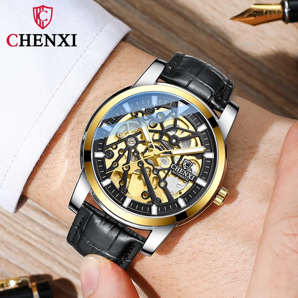 

2021 Casual Men Automatic Mechanical Watches Tourbillon Clock Fashion Military Watches Men Stainless Steel Waterproof Watches