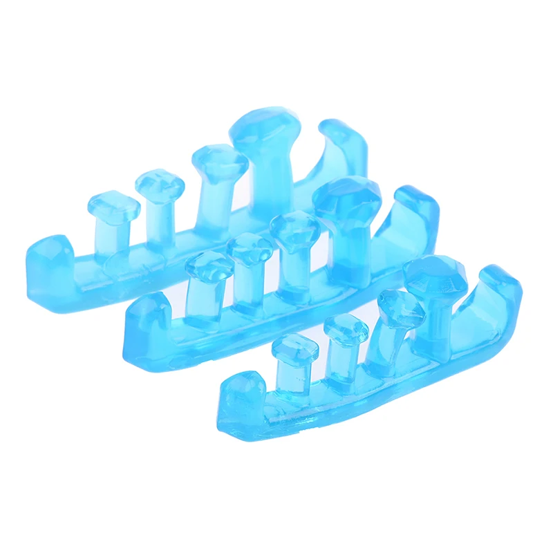 

2Pcs/pair Soft Silicone Toe Separator Flexible Finger Spacer Manicure Pedicure Nail Toe Separating Straighteners Tool