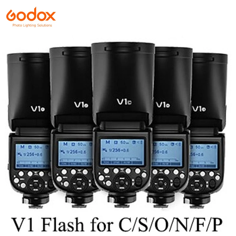 

Вспышка Godox V1 V1S/N/C/O/F/P TTL для камеры