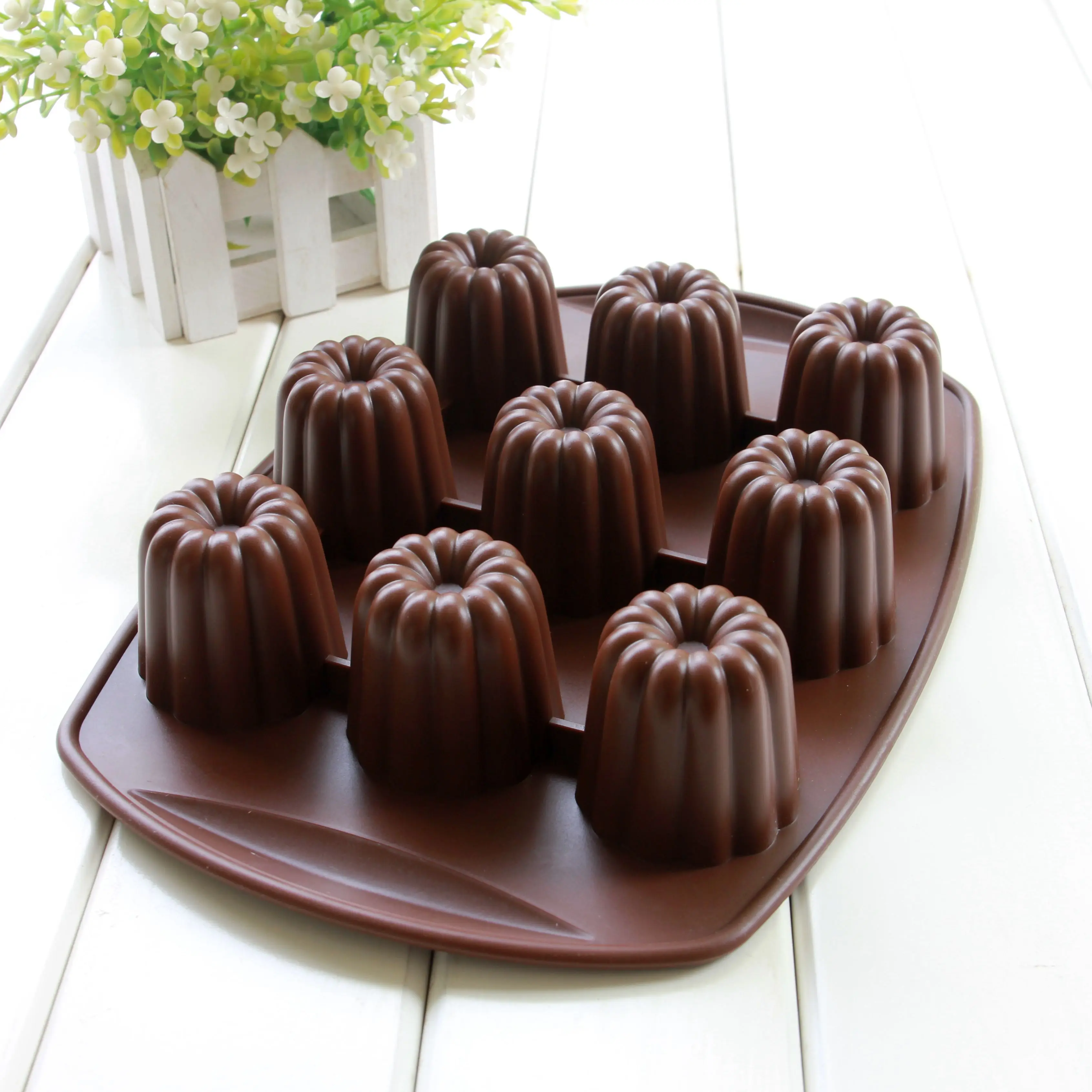 

9 Corrugated Silicone Cake Mould