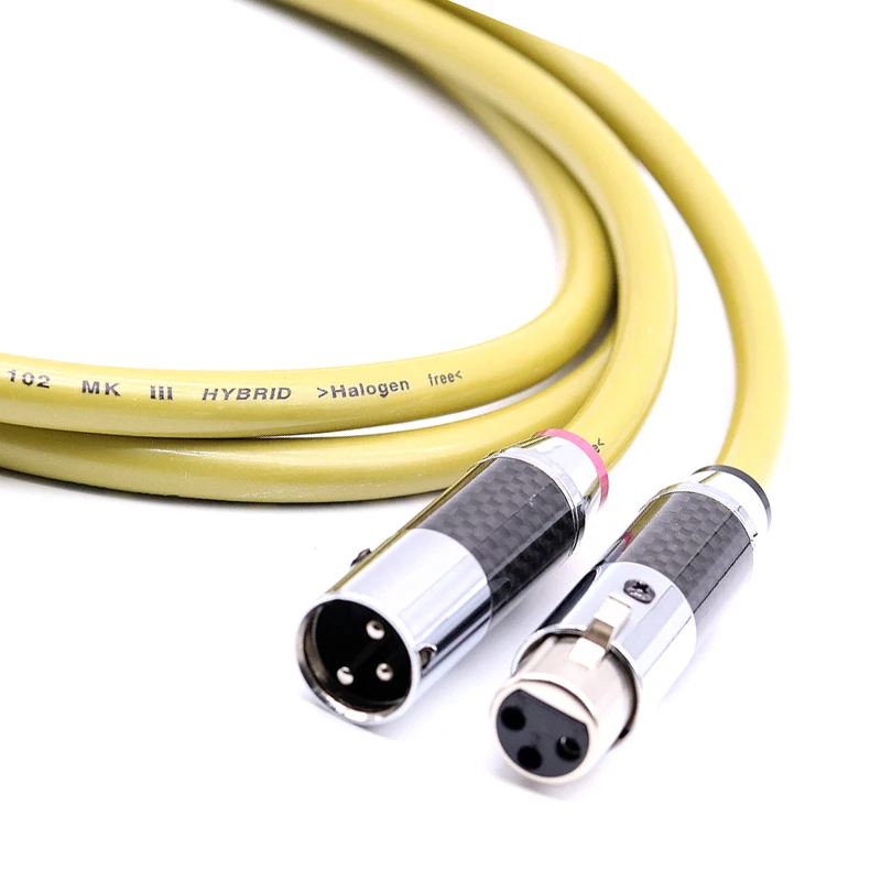 Посеребренный аудиокабель VDH Western 102mk кабель баланса XLR AMP DVD VCD проигрыватель