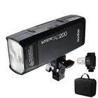 Godox AD200 200Ws 2,4 г ttl Карманный стробоскоп 18000 HSS беспроводной монолайт с батареей голые лампыSpeedlite Fresnel Flash Head