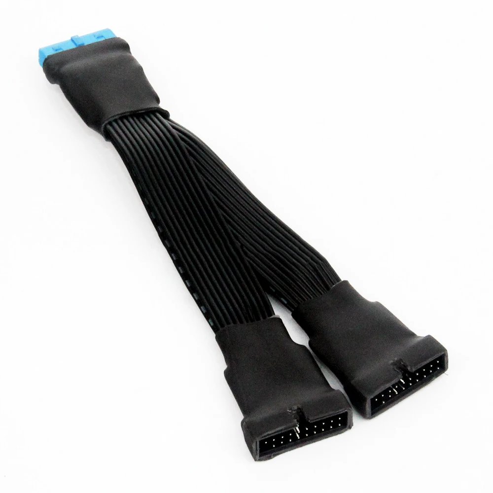 19 pin к USB 3 0 20 контактный разъем 1to2 материнская плата Мощность Удлинительный