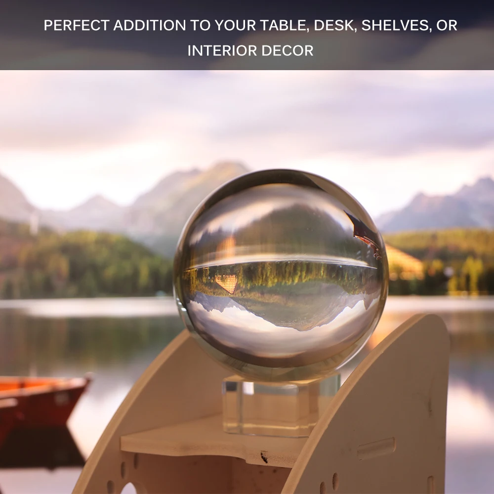 Шарики для фотосъемки 80 мм Хрустальный ремесленный декор Искусственный