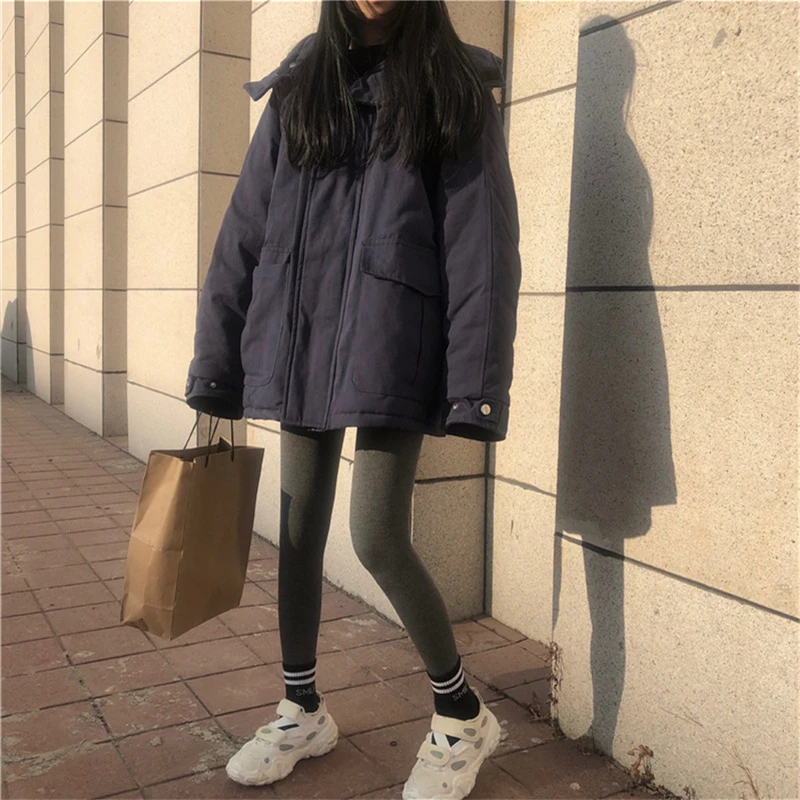 Зимняя Новинка 2020 утепленная куртка в гонконгском ретро-стиле для инструментов