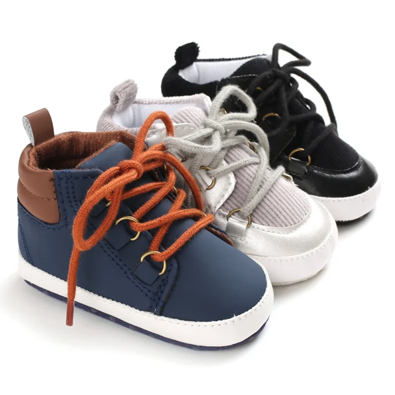

Autumn Baby Boys Shoes Breathable Anti-Slip Baby Shoes Casual First Walkers Toddler Soft Soled