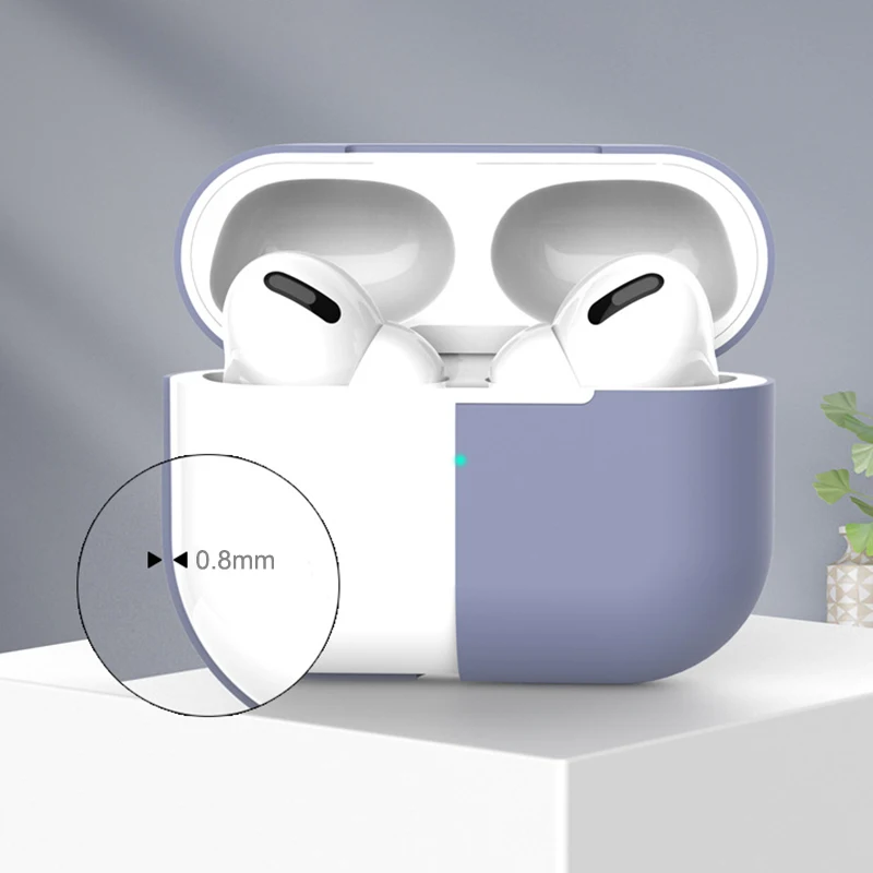Силиконовый чехол для AirPods Pro беспроводной Bluetooth Apple Air Pods 3 наушников аксессуар