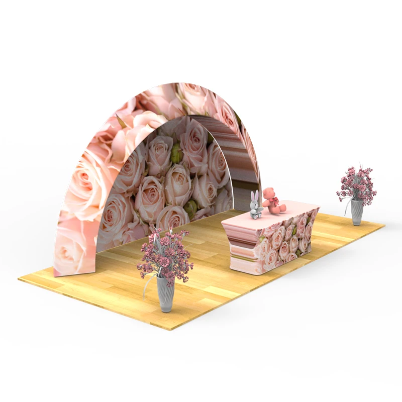 20 футов портативный многоразовый выставочный стенд стандартный дисплей для