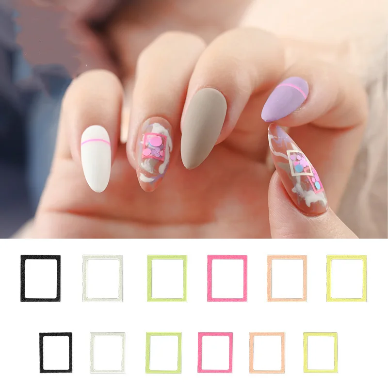 Новое поступление модные наклейки для дизайна красочные квадратные