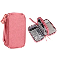 portable 20000mah power bank bag external battery carrying pouch for charger usb cable hard drive earphones