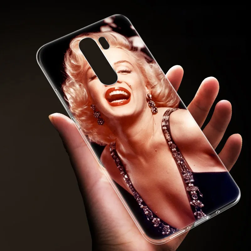 hot marilyn monroe silicone phone case for xiaomi redmi note 10 9 pro max 10s 9s 8t 8 8a 9 9a 9c 9t k40 pro 5g soft cover free global shipping