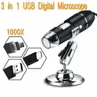 USB цифровой микроскоп Mini BGA камера SMD LED 1000x мобильный электронный микроскоп 3 в 1 MAC Android Type-c для пайки