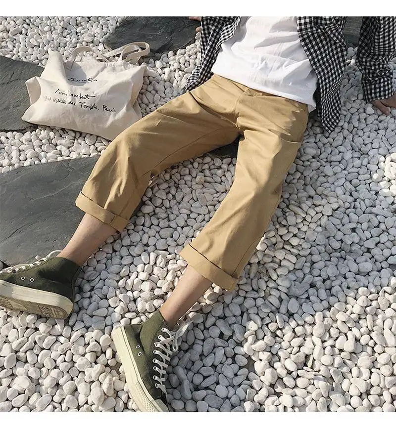

Cool Korean Style Mens Side Pockets Cargo Harem Pants Hip Hop Casual Male Tatical Joggers Fashion Casual Streetwear Cargo Pants