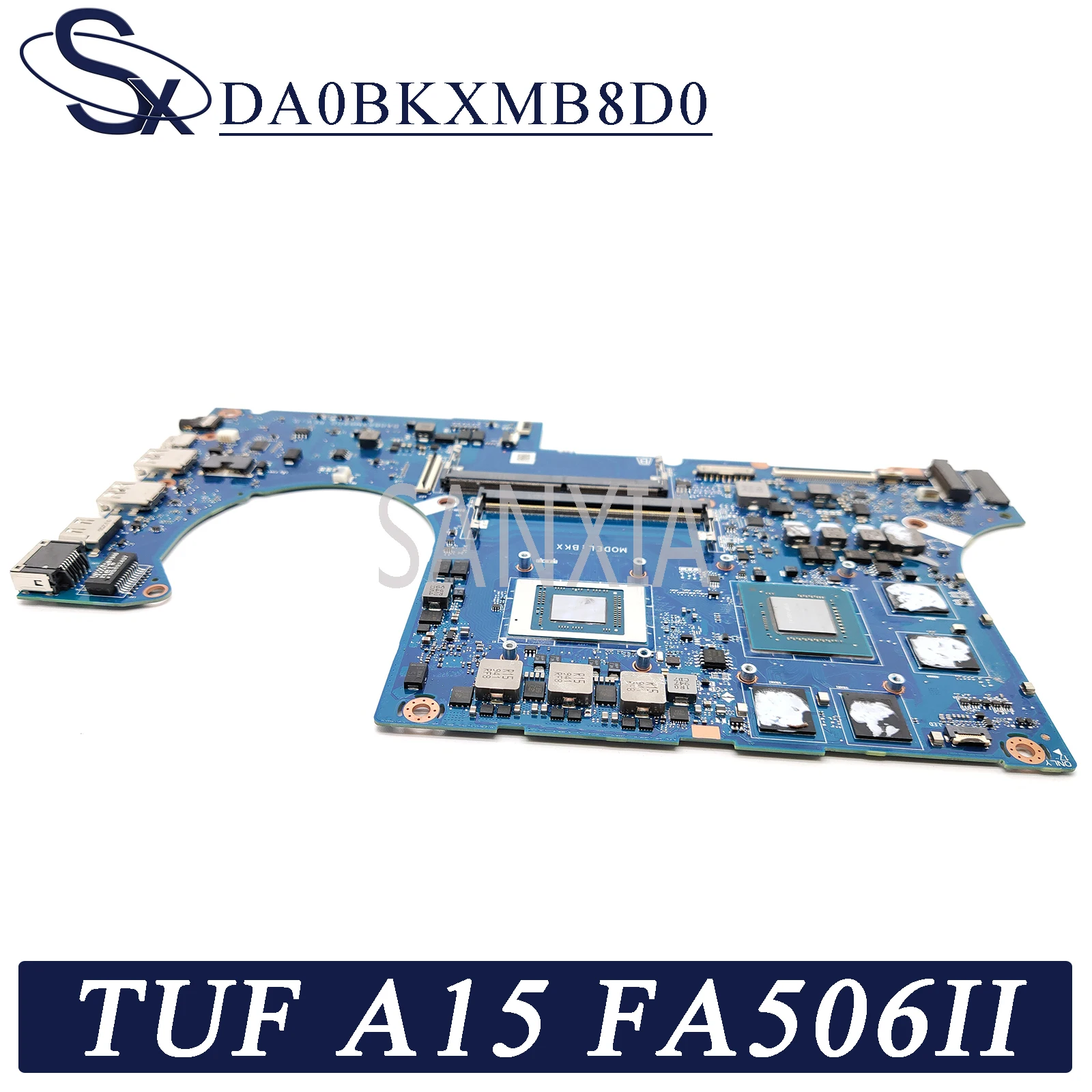 

KEFU DA0BKXMB8D0 Laptop motherboard for ASUS TUF Gaming A15 FA506II FA506I original mainboard R7 Ryzen 7 4800H CPU GTX1650TI-4GB