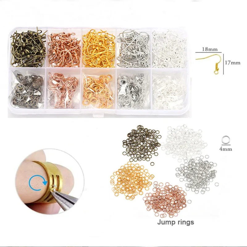 

Серьги расходные материалы для изготовления комплект с карточки для демонстрации серег, серьги рыболовного крючка и соединительные кольца...